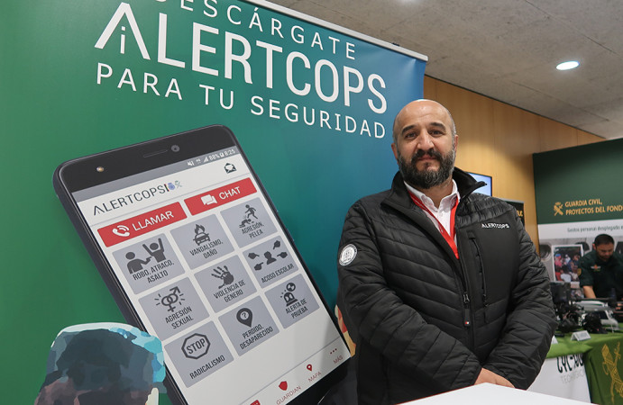 Miguel Ángel Poto, miembro de Alercops, durante la entrevista realizada por La Crónica de Salamanca en el marco de la feria de emprendimiento Startup Olé 2022, celebrada en Salamanaca entre los días 5 y 7 de septiembre.